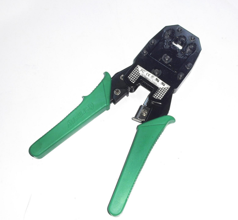 网线水晶头怎么压线,扁网线怎么接水晶头