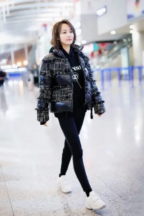 张嘉倪穿搭造型,张嘉倪瑜伽套装穿搭同款