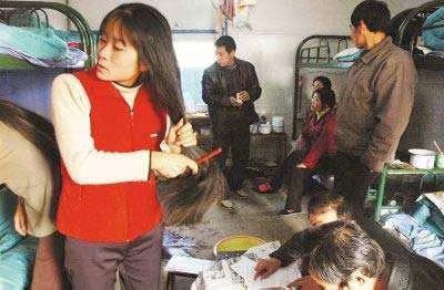 工地女人如何生活,大悟县妇女