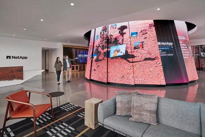 科技新视界混合云数据NetApp森尼维尔沉浸式体验中心设计欣赏