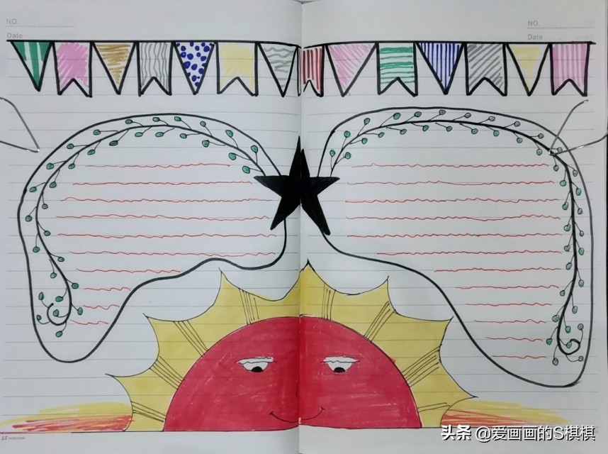 50张万能手抄报模板合集,我的寒假生活手抄报简易版2022