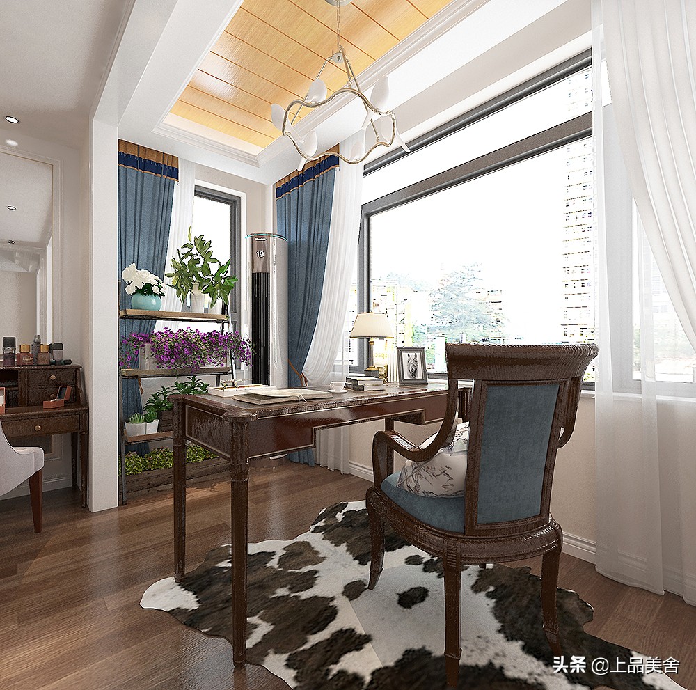 四川夫妻装修新房,三室两厅房子美式风格装修