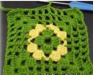 教你编织钩针坐垫手把手学会,钩针编织莲花坐垫教程简单