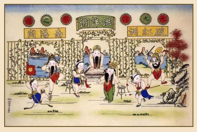 古画里除夕的传说与习俗，好看