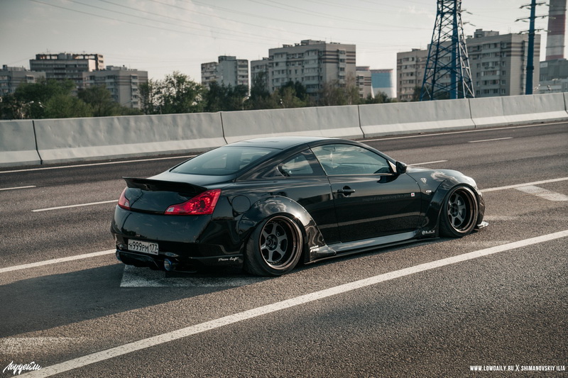 英菲尼迪g37外观改装2010款,英菲尼迪g37改装lb包围效果