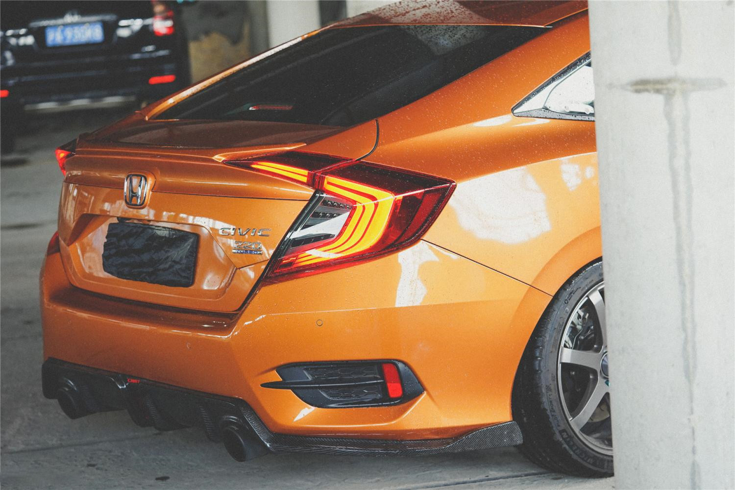 十代思域改装外观最佳案例,10代思域改装外观最佳案例黑武士