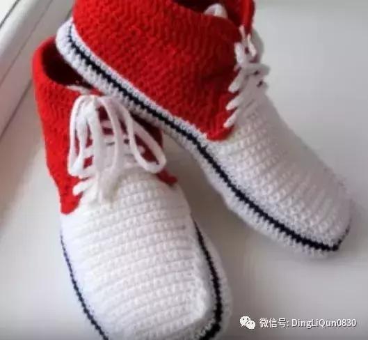 钩编鞋教程,成人鞋子的钩编视频教程