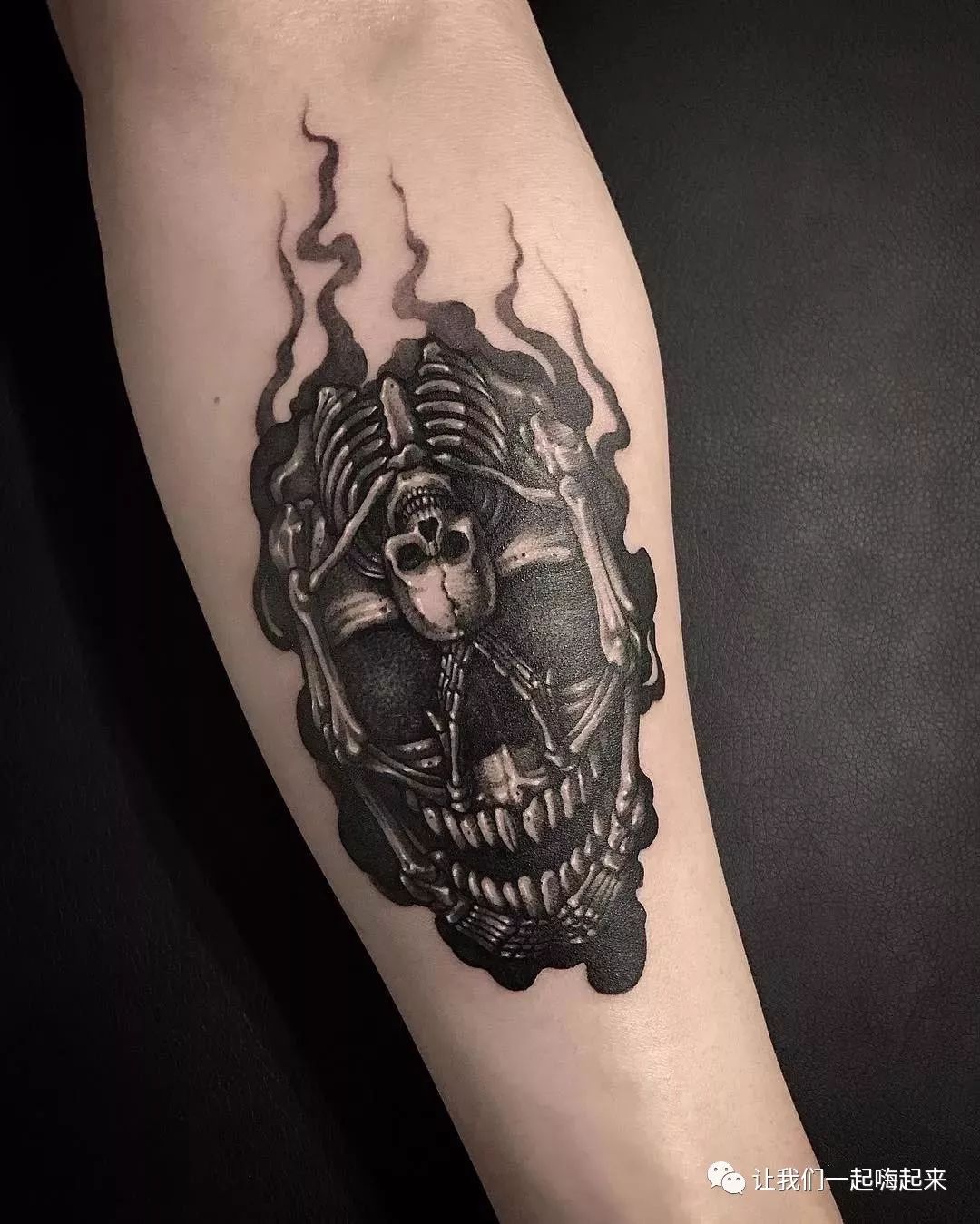 暗黑风格的纹身,暗黑风格纹身简洁