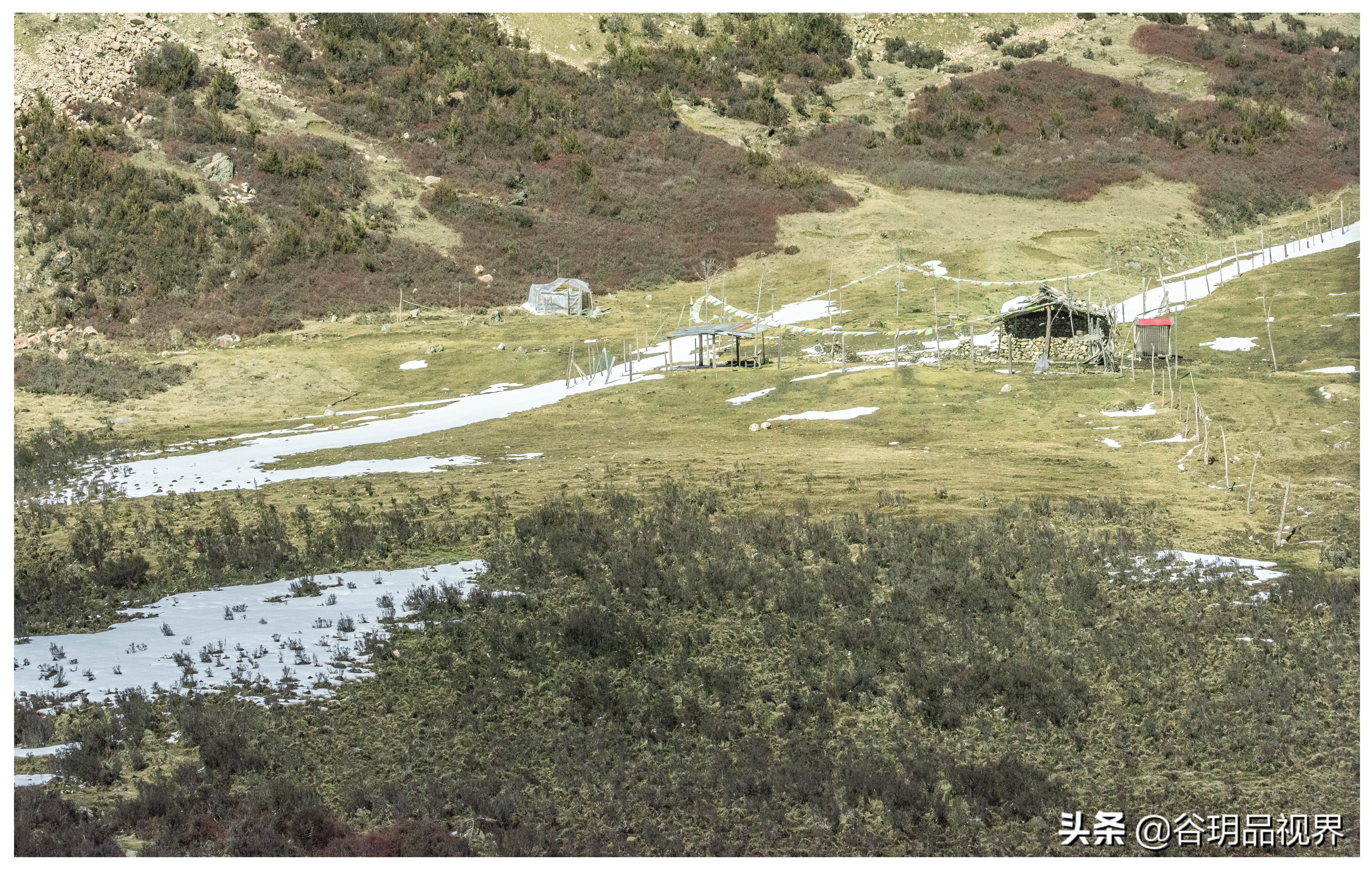 平静走进云海，脚下咔咔作响的白雪声，心无旁骛，顿觉释然