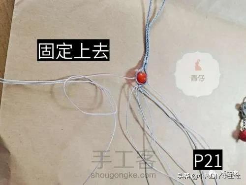 简单易学的手机链制作教程,手机链最新款教程