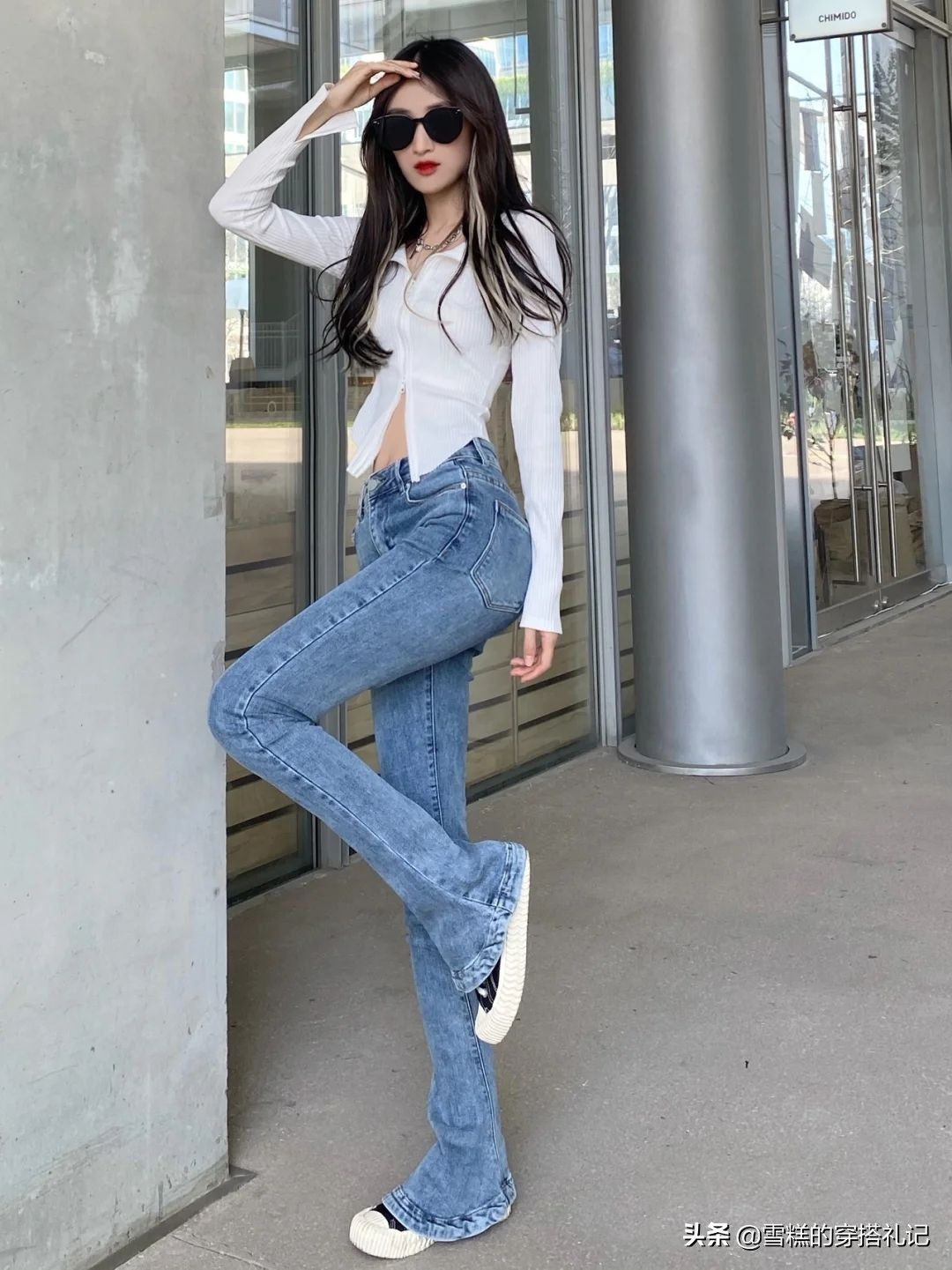 粗腿救星马蹄裤火了显瘦显腿长,马蹄修容裤中高腰显瘦