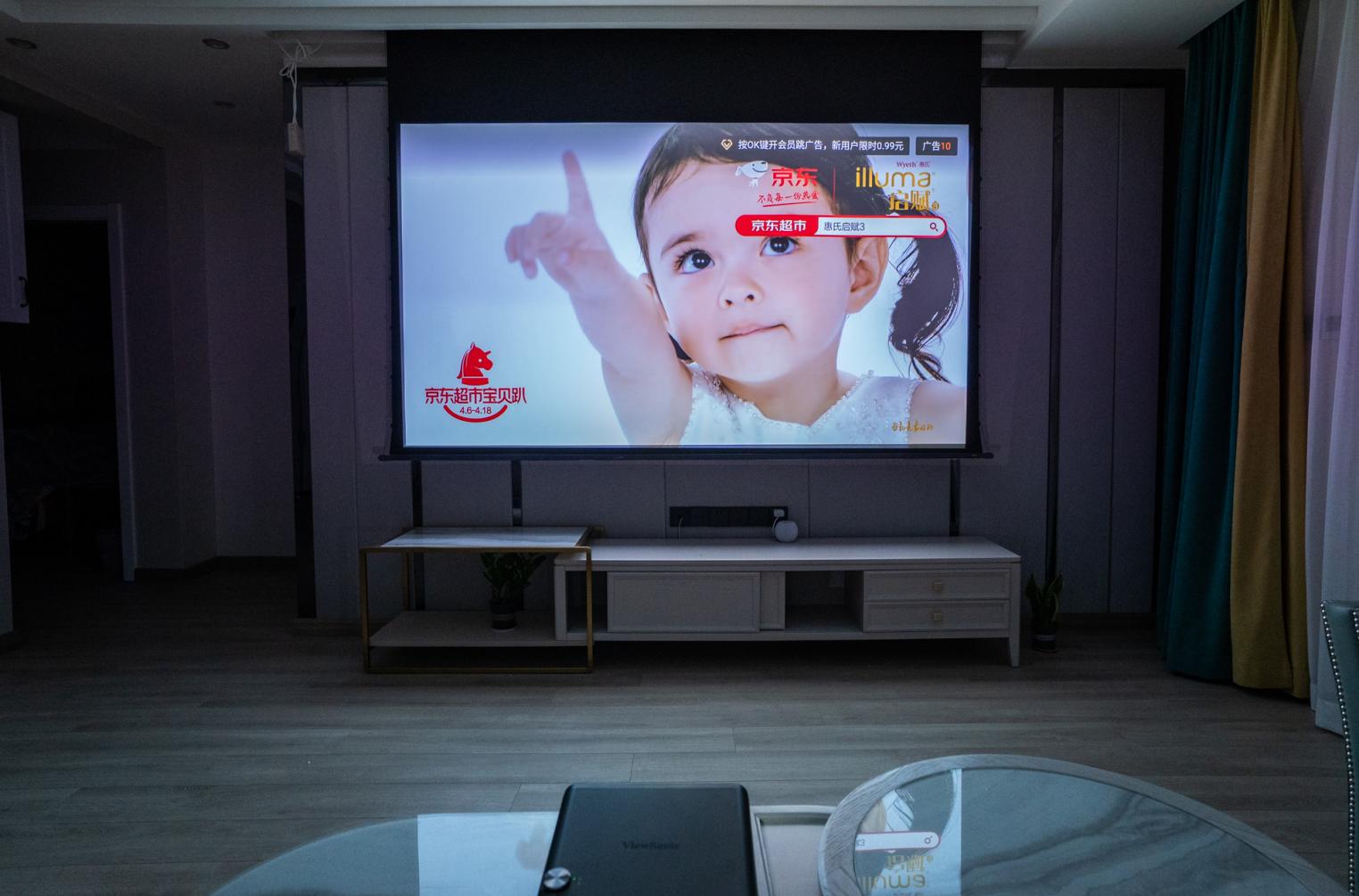 优派q10投影评测,优派4k家用投影仪