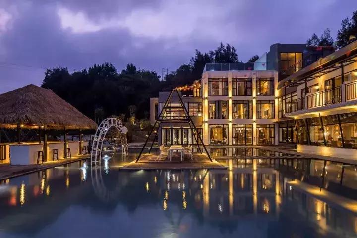 ins风民宿打卡,ins风湖景民宿