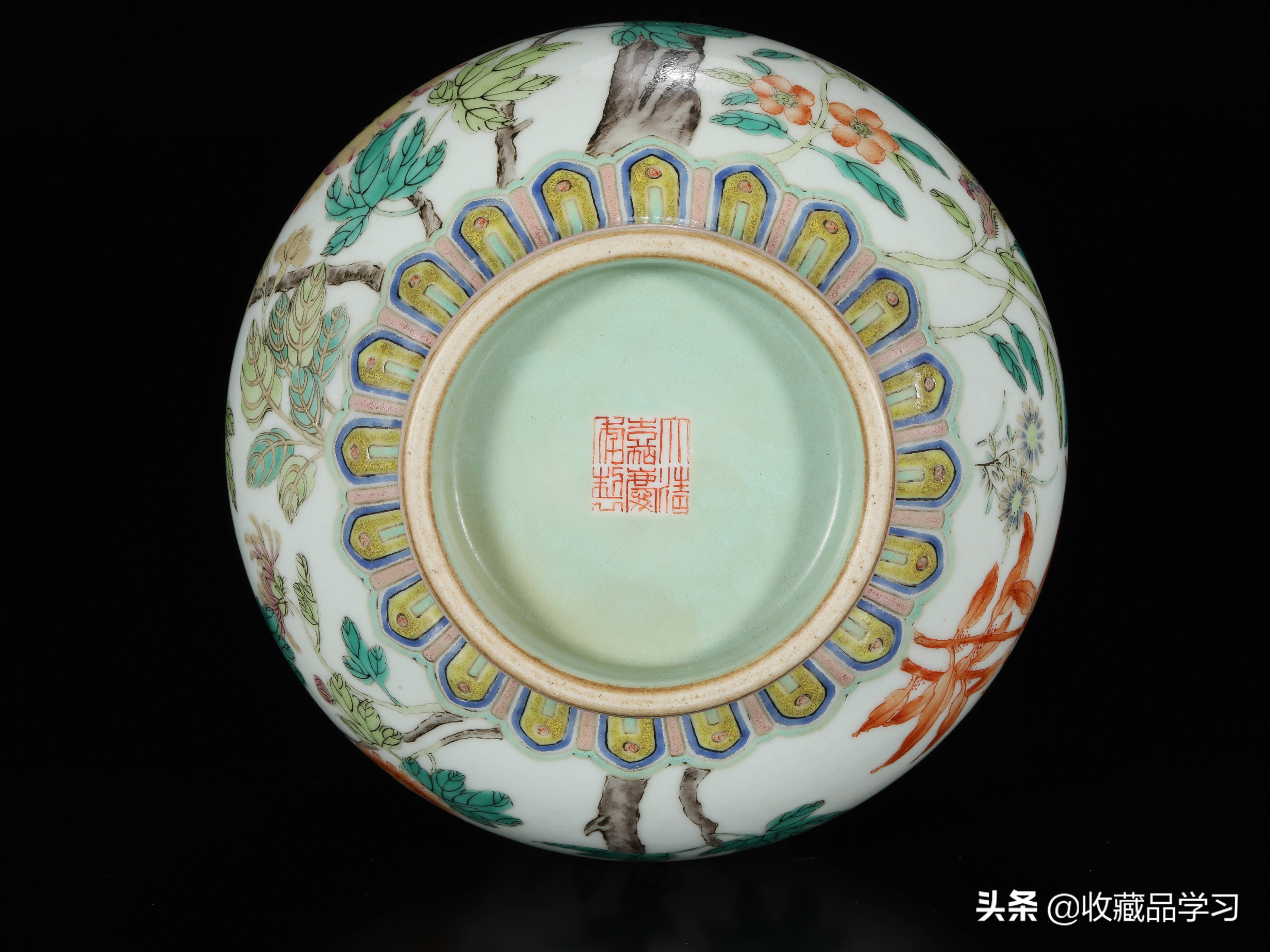 清代康熙青花山水瓷器,康熙雍正乾隆祖孙三代瓷器