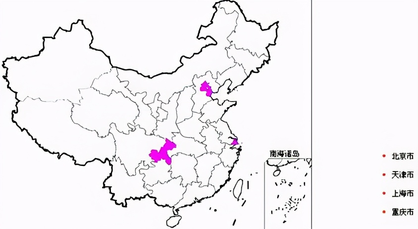 未来国内有几个直辖市,中国的四个直辖市排名