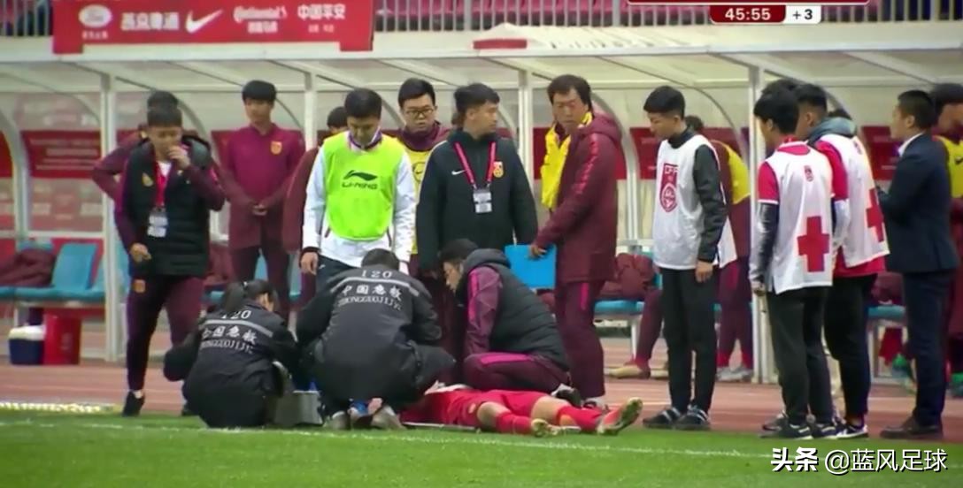 涓浗u20鐢疯冻鍙椾激,u21鍥借冻1-0缂呯敻灏忓皢鎰忓閲嶄激