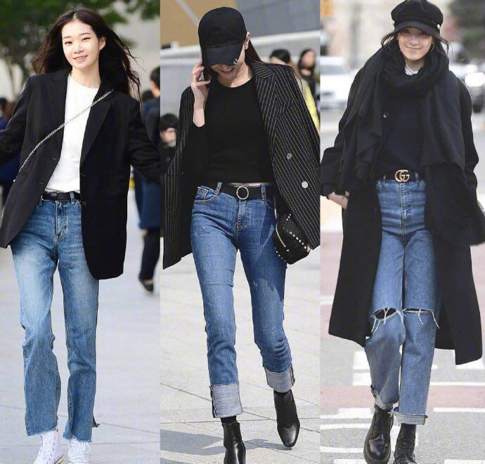 牛仔裤秋冬款爆款2022新款学生,牛仔裤早秋推荐女