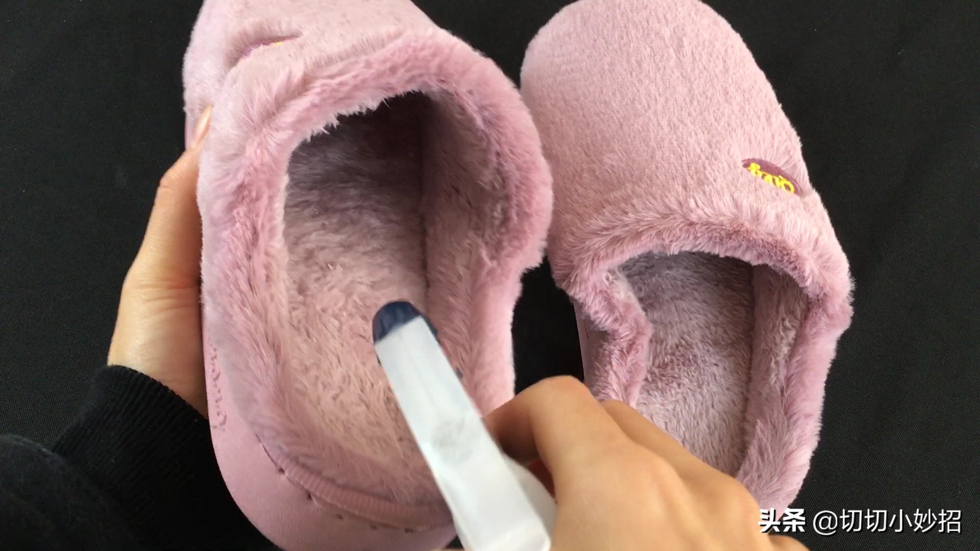 家里棉拖鞋臭味怎么去除,棉拖鞋又脏又臭学会1招不用水洗