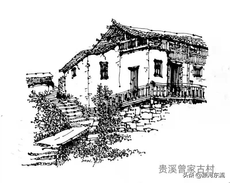刘福建与他的钢笔画