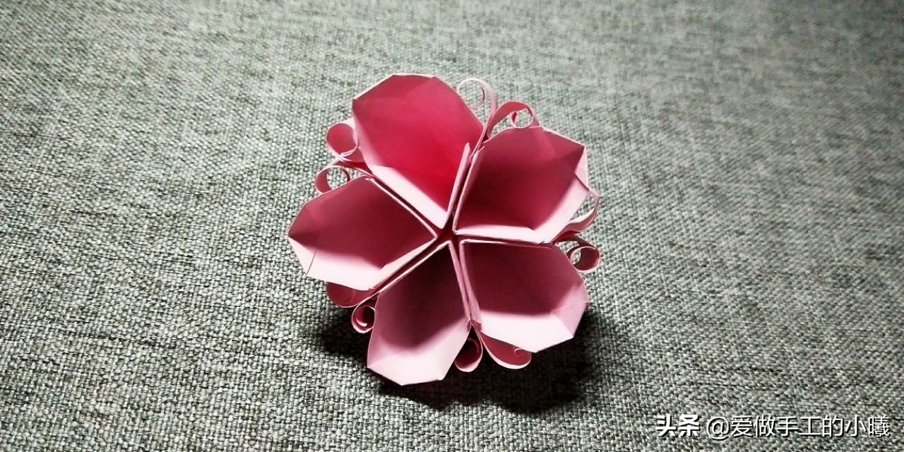 立体花怎么折简单又漂亮,手工折花最简单的五瓣花