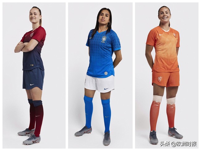 女足姑娘新look又美又飒,女足新look又美又飒