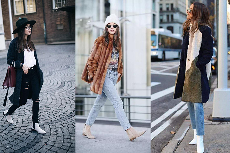 黑色短靴搭配什么颜色袜子,棕色短靴配什么颜色袜子