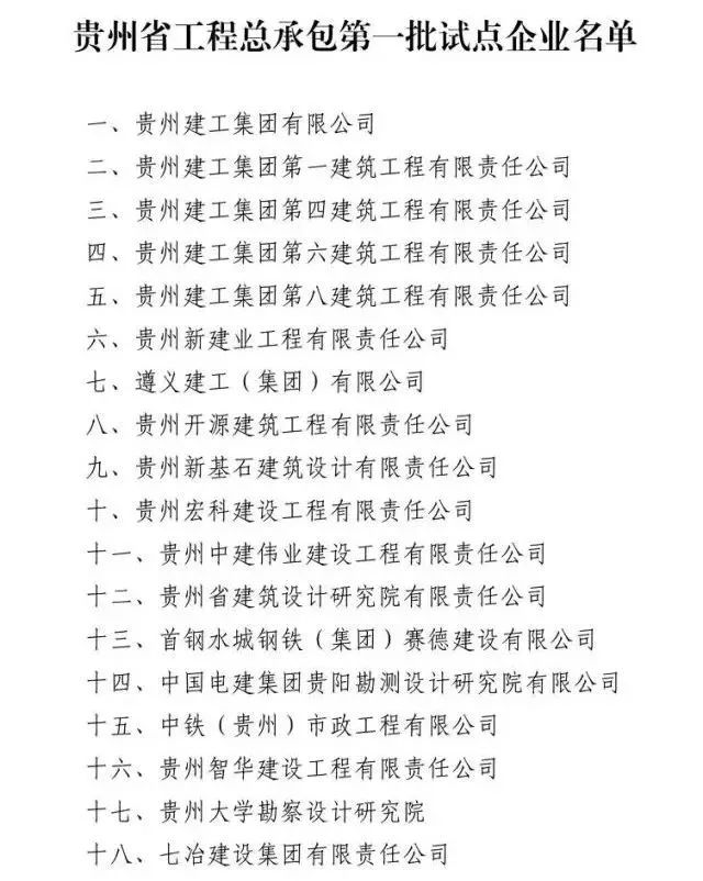 全过程工程咨询和工程总承包模式,一级建筑工程施工总承包企业名单
