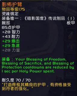 魔兽世界9.0奶骑pvp橙装,魔兽世界9.0奶骑核心橙装