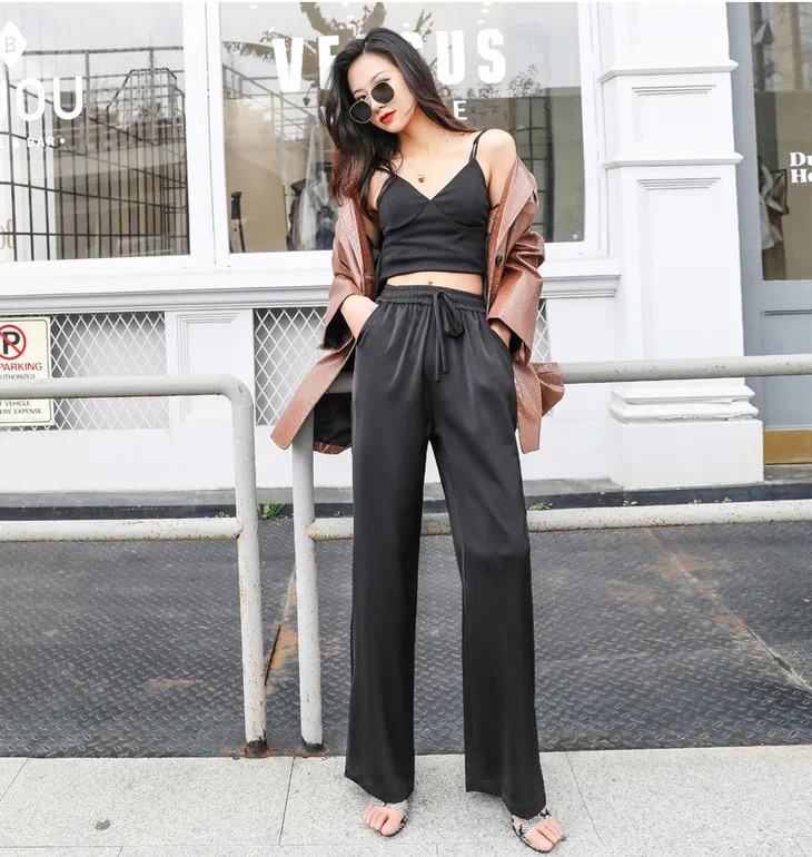 云朵空气棉立体阔腿裤,显高显瘦又便宜的云朵裤