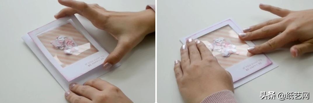 生日贺卡不用粘,生日贺卡不用双面胶特别简单