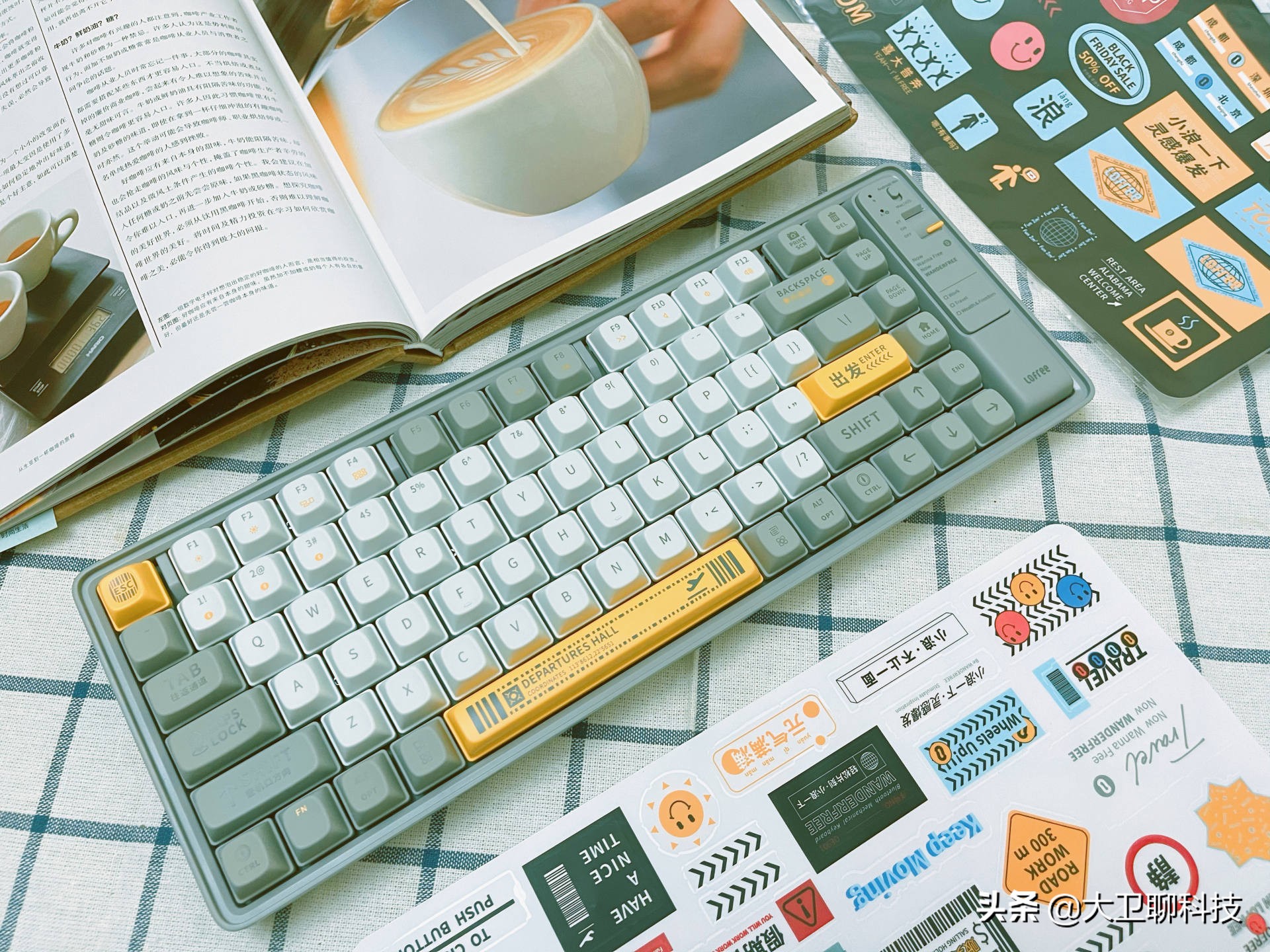 可携带迷你小键盘,洛斐LOFREE无线机械键盘