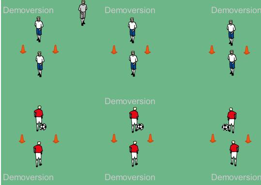 青少年足球运球战术训练方法,足球左右扣球运球过人教学视频