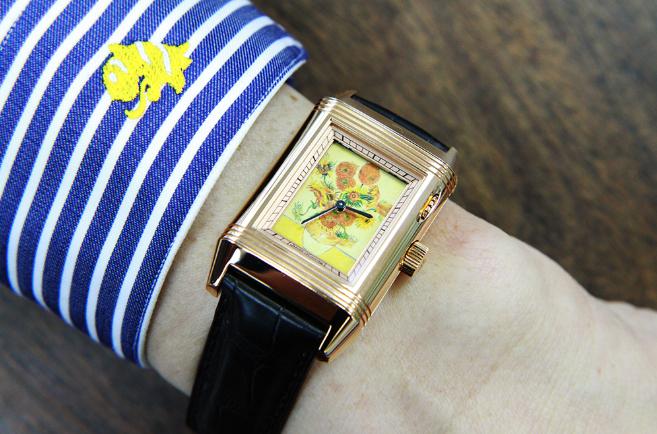 积家翻转系列梵高,积家梵高星空陀飞轮