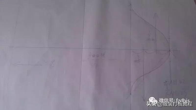 一片袖变两片袖子画法详解纸样,服装各种袖型打版方法