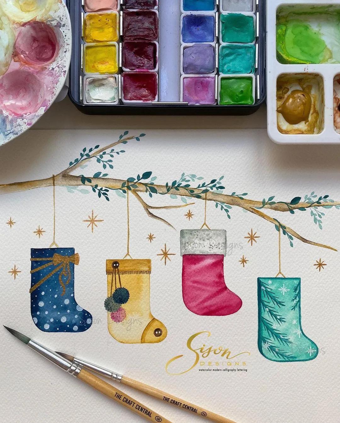 水彩手帐简单教程,水彩笔就能搞定的手账