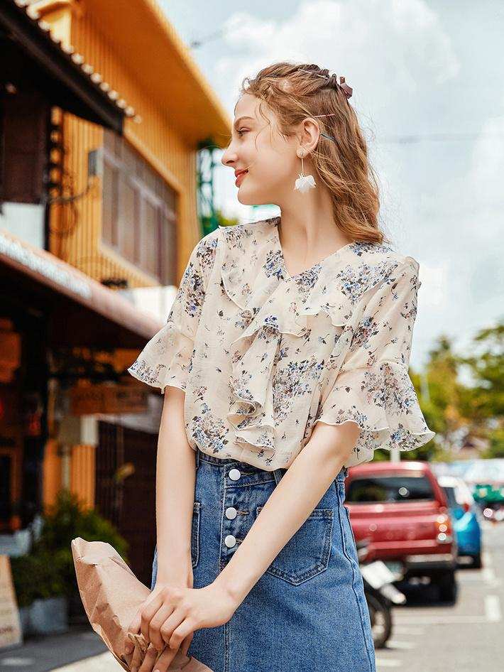 雪纺衫比较透该怎么穿,雪纺衫怎么穿好看