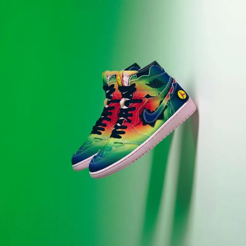 拿到国外当正品卖？这双JBalvin彩虹AJ1把人看懵