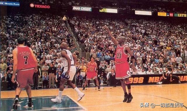 乔丹绝杀究竟有没推人,乔丹的绝杀盖帽