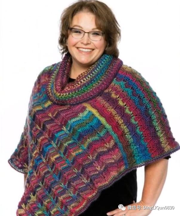 高档蕾丝钩花斗篷披肩防晒衣,针织披肩花样图片大全