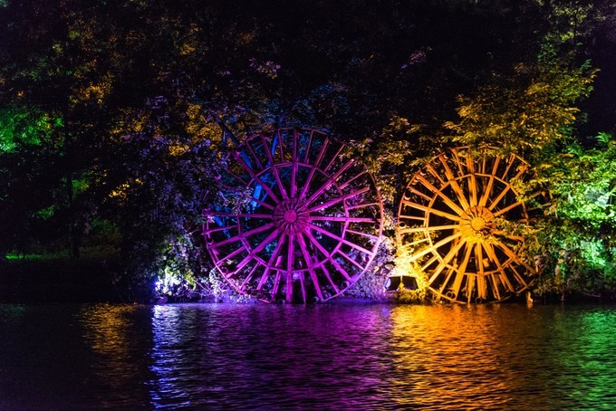 夜游漓江两江四湖感受,夜游桂林两江四湖双塔图片