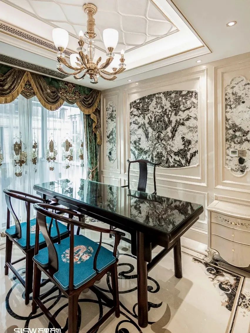 大理石水刀拼花现代,大理石水刀拼花现代风格效果