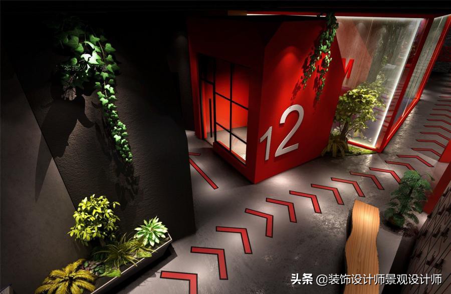 公司健身房设计效果图,书房健身房二合一设计效果图