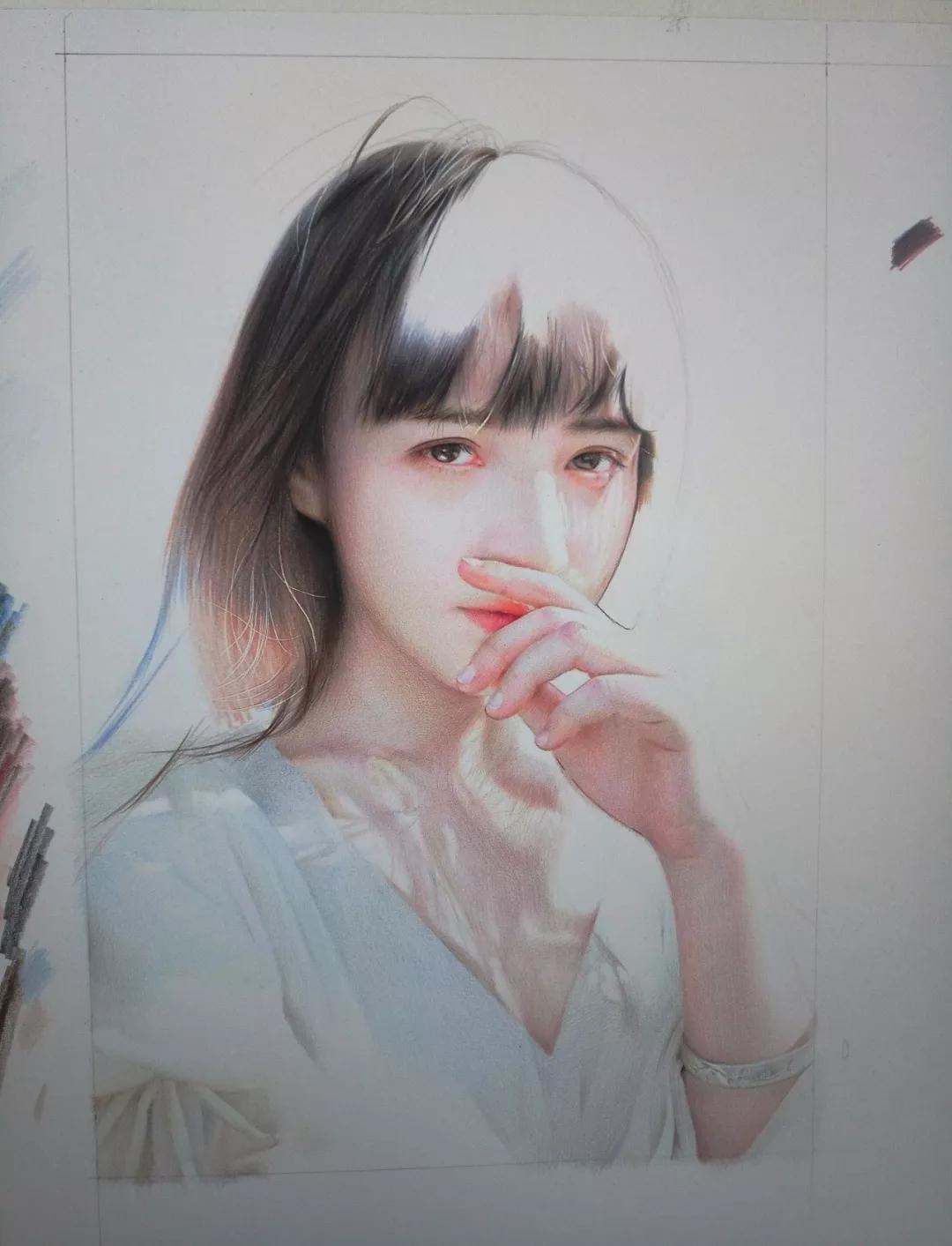 彩铅人物女孩教程视频,用彩铅画动漫人物天使恶魔