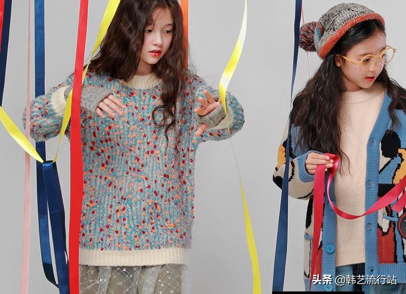韩版宽松针织毛衣2017,最新款女士韩版手织毛衣18-21岁穿