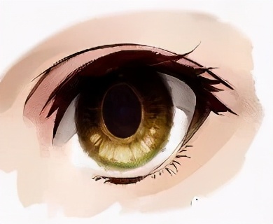 单眼皮大眼的画法教程,水灵灵大眼睛的画法你学会了吗