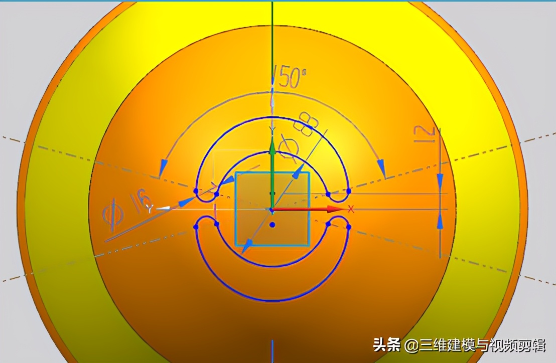 ug曲面之水龙头手把建模视频教程,ug12.0水壶要怎样画