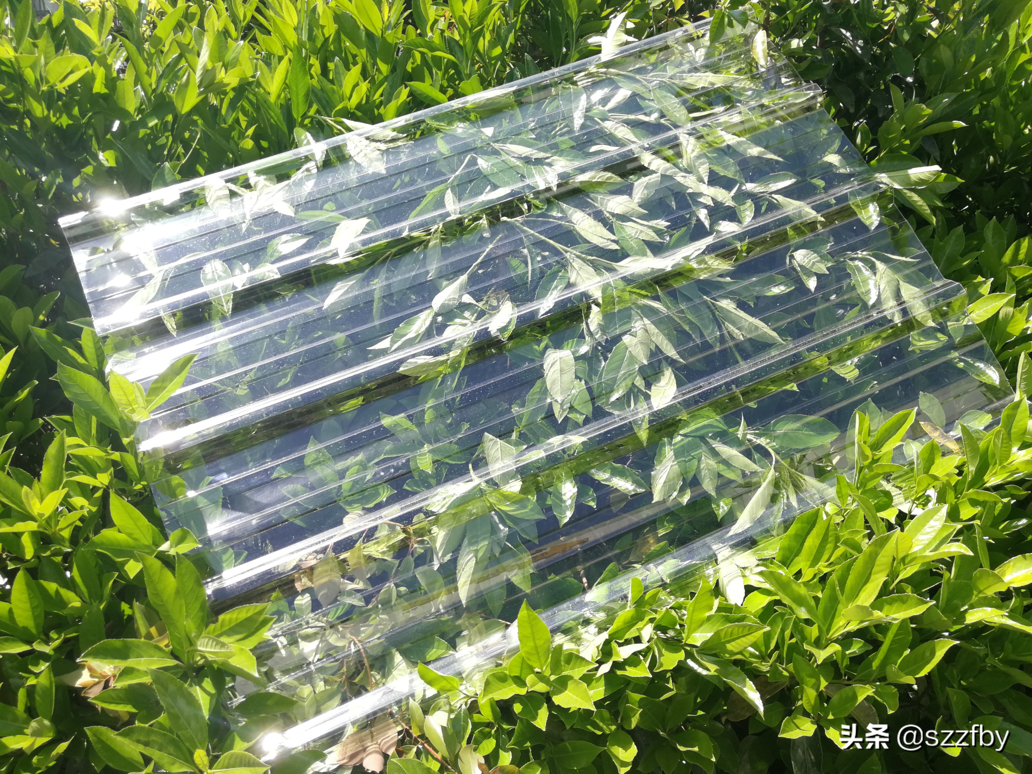 pc透明阳光瓦价格,全透明pc阳光板采光瓦