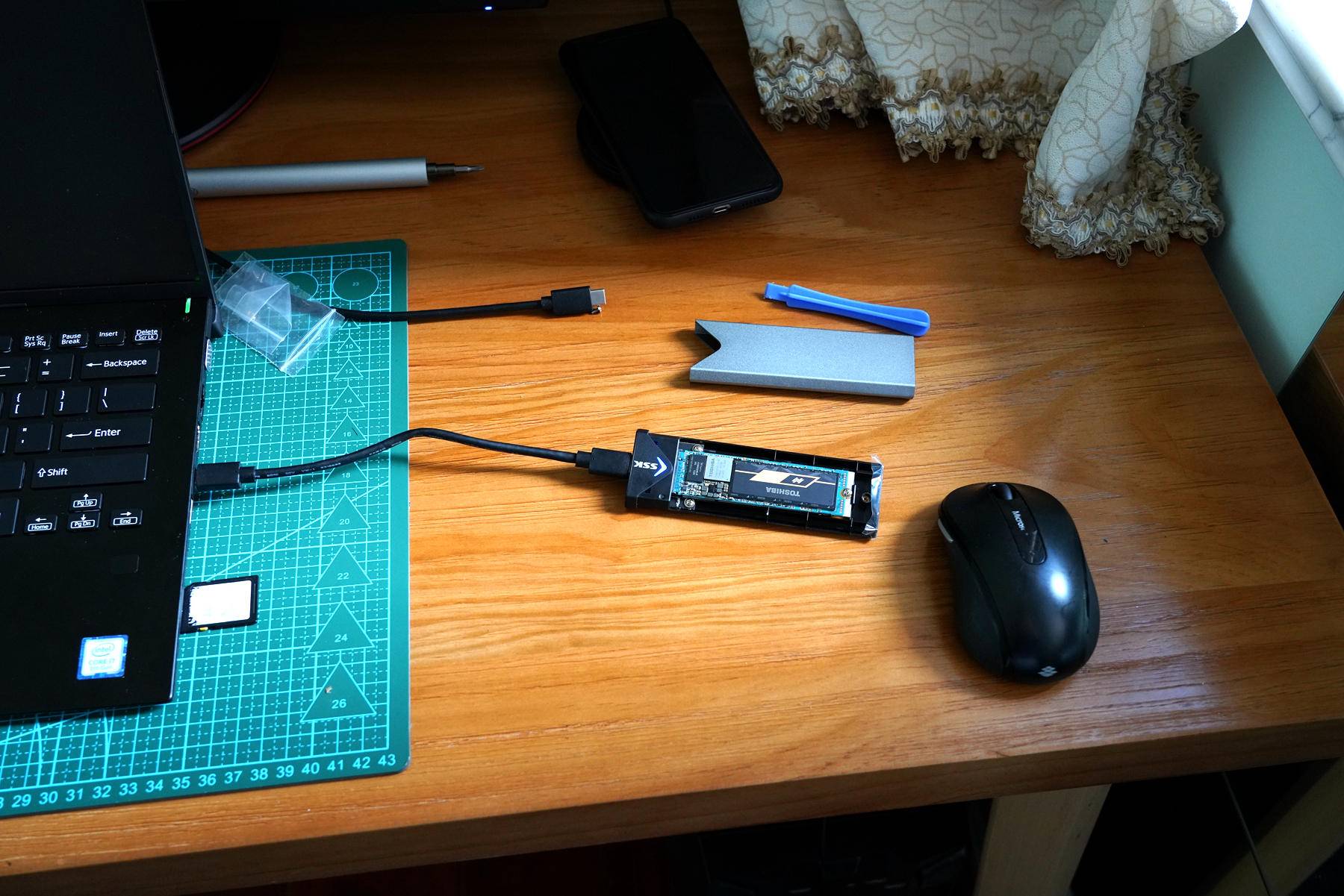 给小姐姐更换大别野-东芝RD5001TB固态硬盘开箱、系统克隆教程