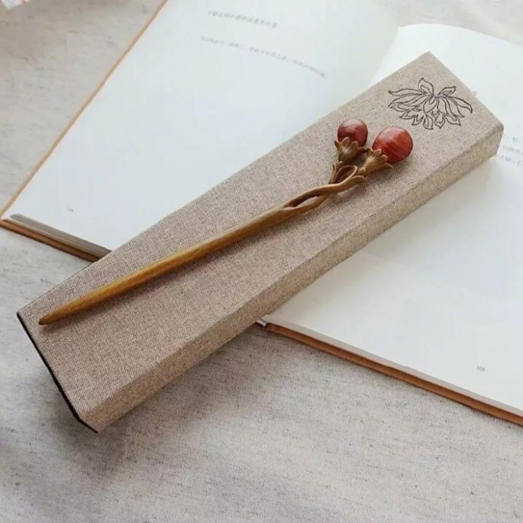 怎么自制骨簪,牛骨发簪制作