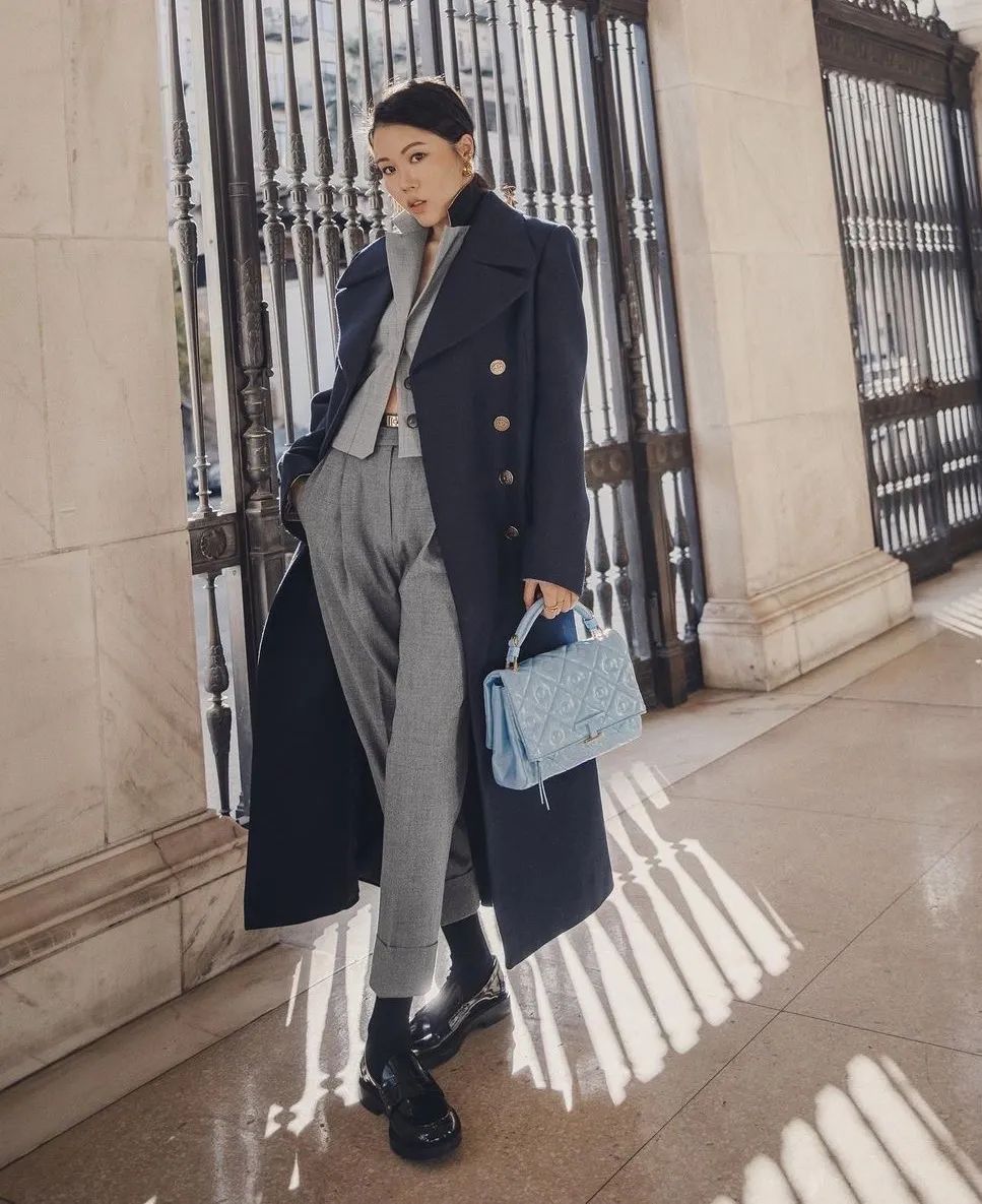 秋冬不露脚踝穿法火了,今年冬天流行九分裤露脚踝穿法